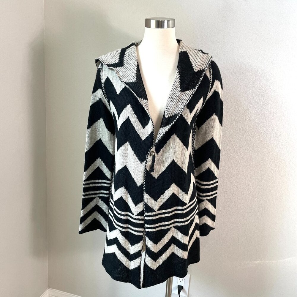 NEW $65 Fresh Produce Womens‎ Large Hooded Cardigan Pin Closure